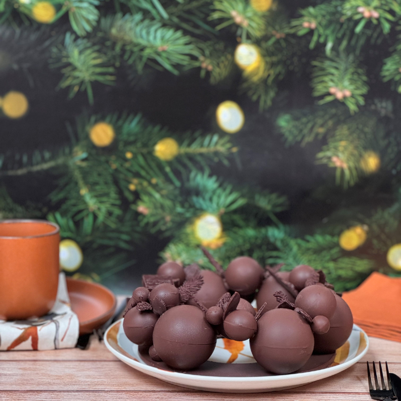 COURONNE - BUCHE DE NOËL : UNE DOUCEUR HIVERNALE