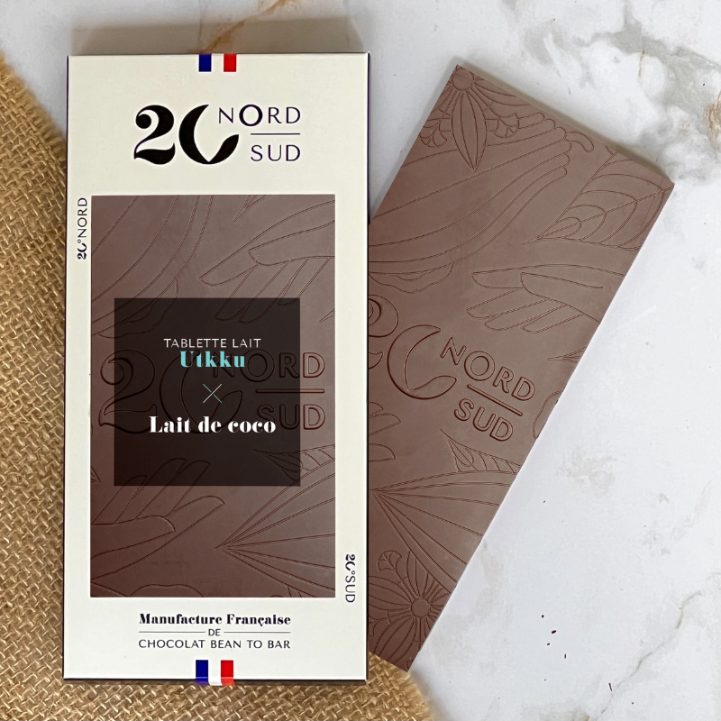tablette de chocolat Utkku - lait de coco tablette de chocolat Utkku - lait de coco