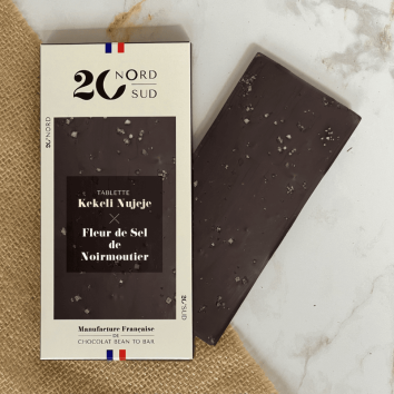 TABLETTE KEKELI NUJEJE FLEUR DE SEL NOIRMOUTIER 60G