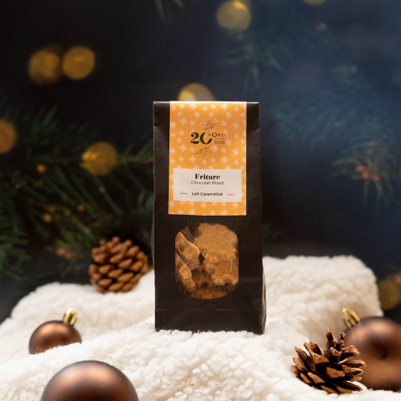 sachet de friture chocolat blond sachet de friture chocolat blond