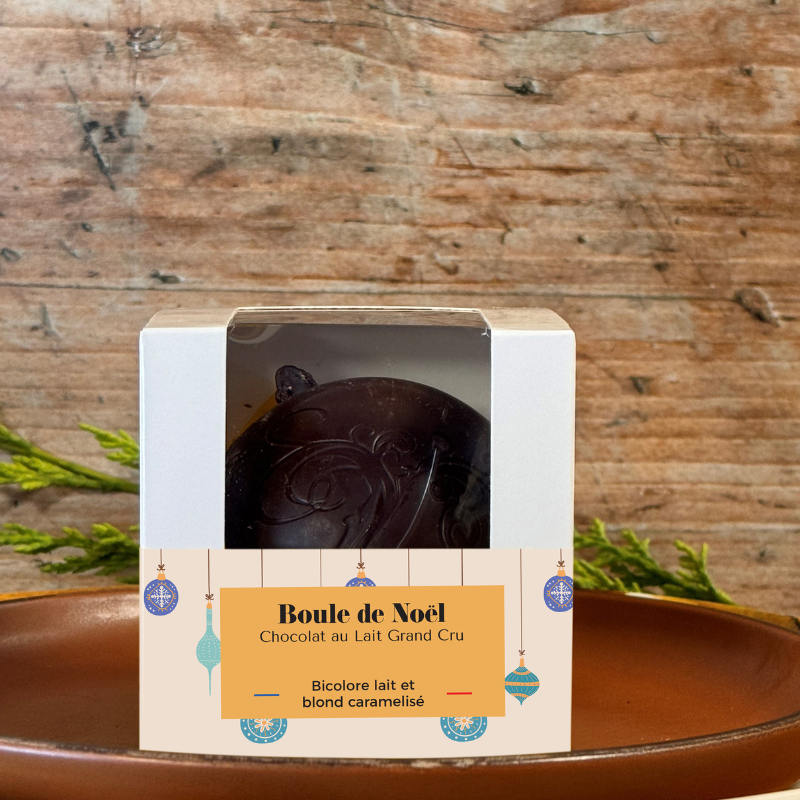 Boule de Noël bicolore