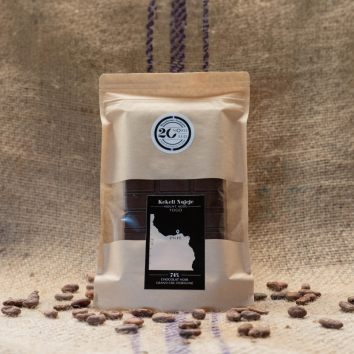 Tablette de chocolat bean to bar à pâtisser Kekeli Nujeje