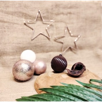 Boule de Noël - Chocolat noir