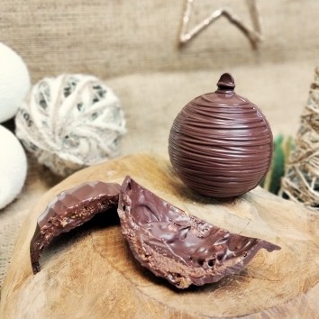 Boule de Noël Chocolat au Lait