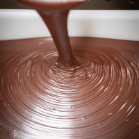 maturation_chocolat Le chocolat est coulé dans des bacs de 6 kgs pour maturation 5 semaines