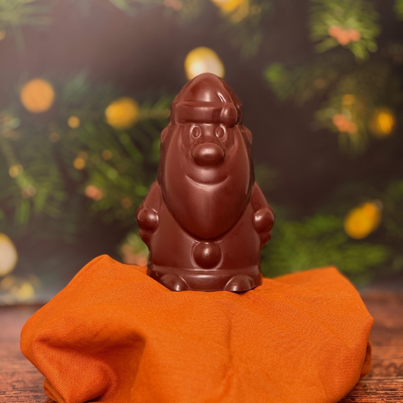 Père Noël en chocolat bean to bar